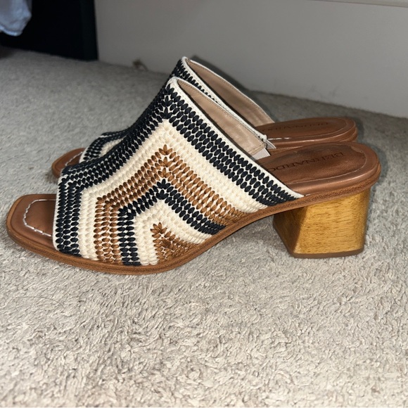Bernardo Shoes Bernardo Block Heel Slip In Sandals Size 9 Worn Once